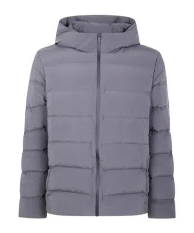 Rrd Zip-up Hooded Jacket In Gray