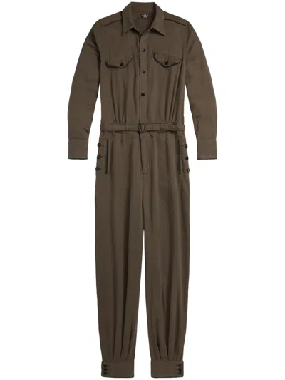 Rrl Ambrose Jumpsuit In Brown