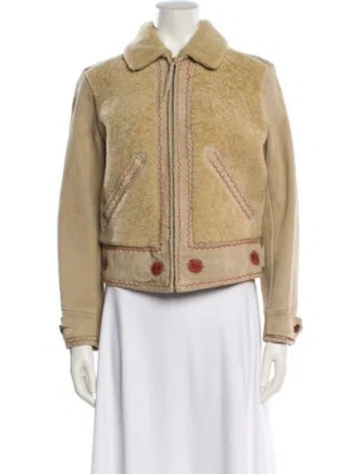 Pre-owned Rrl & Co. 2018 Limited Edition Fur Jacket In Neutral