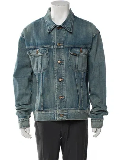 Pre-owned Rrl & Co. 2022 Leeland Lot 271 Denim Jacket In Blue