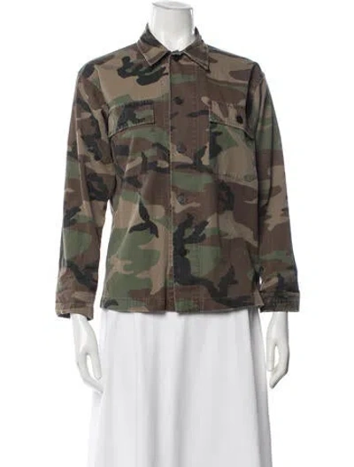 Pre-owned Rrl & Co. Camouflage Print Utility Jacket In Multi