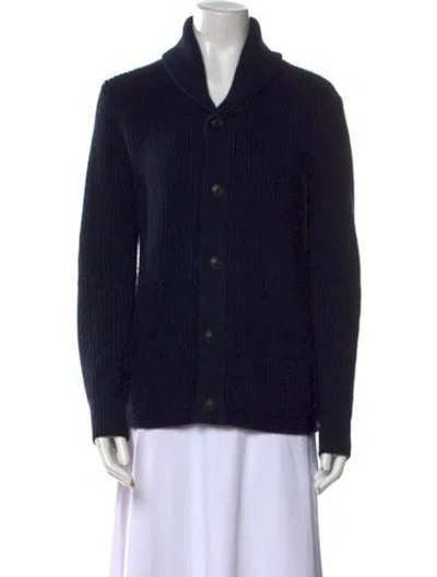 Pre-owned Rrl & Co. Cashmere Mock Neck Sweater In Black