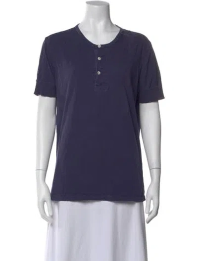 Pre-owned Rrl & Co. Crew Neck Short Sleeve T-shirt In Blue