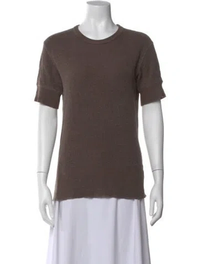 Pre-owned Rrl & Co. Crew Neck Short Sleeve T-shirt In Brown