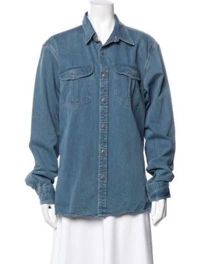 Pre-owned Rrl & Co. Denim Jacket In Blue