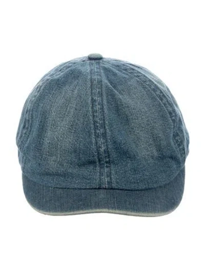 Pre-owned Rrl & Co. Denim Newsboy Cap In Blue