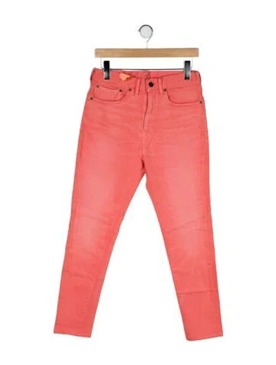 Pre-owned Rrl & Co. High-rise Skinny Leg Jeans In Orange