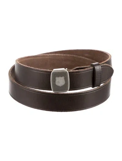 Pre-owned Rrl & Co. Leather Waist Belt In Brown