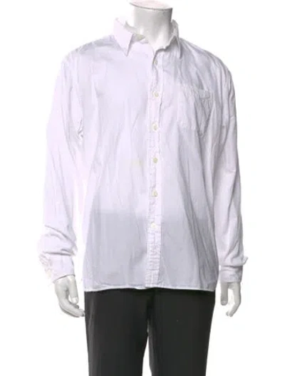 Pre-owned Rrl & Co. Long Sleeve Dress Shirt In White