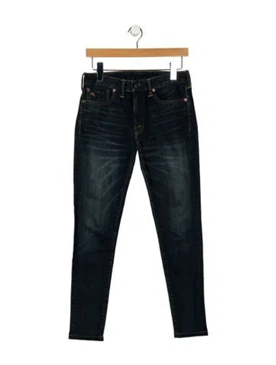 Pre-owned Rrl & Co. Mid-rise Skinny Leg Jeans In Blue