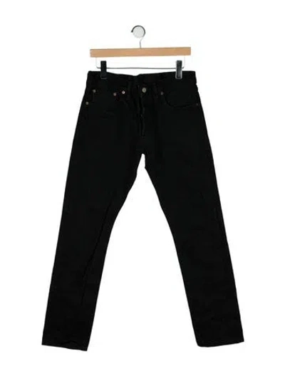 Pre-owned Rrl & Co. Mid-rise Straight Leg Jeans In Black