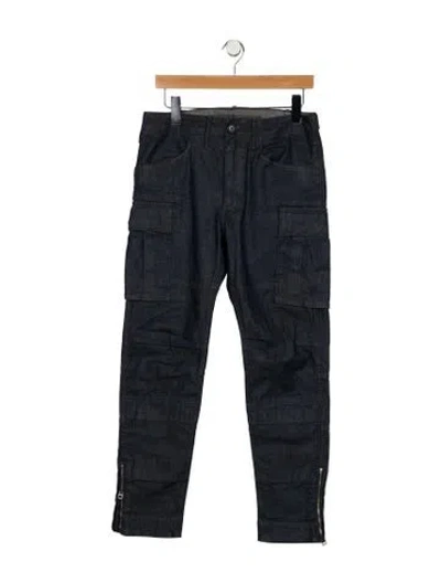 Pre-owned Rrl & Co. Mid-rise Straight Leg Jeans In Blue