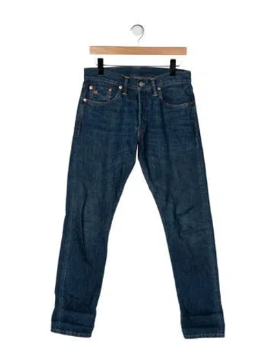 Pre-owned Rrl & Co. Mid-rise Straight Leg Jeans In Blue