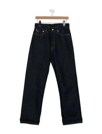 Pre-owned Rrl & Co. Mid-rise Straight Leg Jeans In Blue