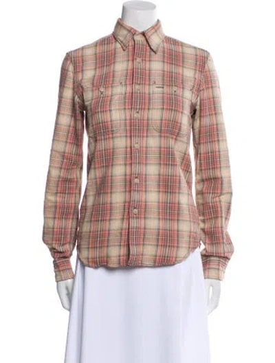 Pre-owned Rrl & Co. Plaid Print Jacket In Neutral