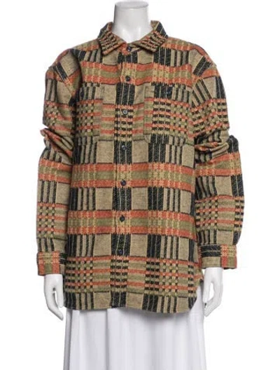 Pre-owned Rrl & Co. Plaid Print Jacket W/ Tags In Multi