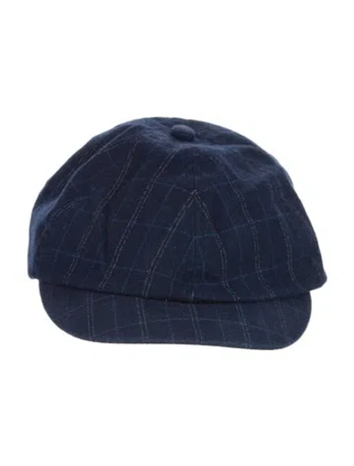 Pre-owned Rrl & Co. Printed Cap In Blue