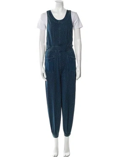 Pre-owned Rrl & Co. Scoop Neck Jumpsuit In Blue