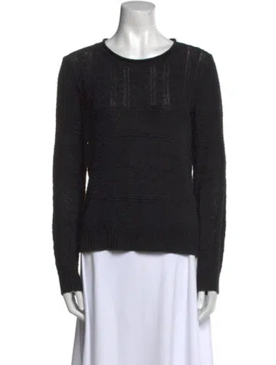 Pre-owned Rrl & Co. Scoop Neck Sweater In Black