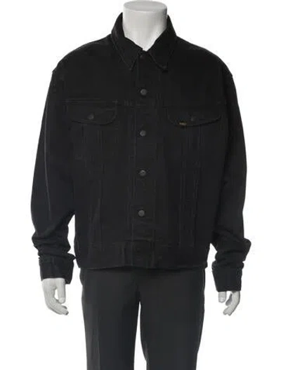 Pre-owned Rrl & Co. Signature Logo Trucker Jacket In Gray