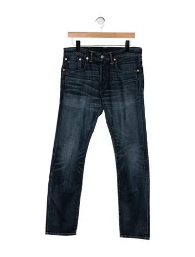 Pre-owned Rrl & Co. Straight-leg Jeans In Blue