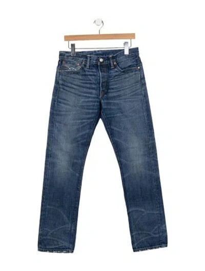 Pre-owned Rrl & Co. Straight-leg Jeans In Blue