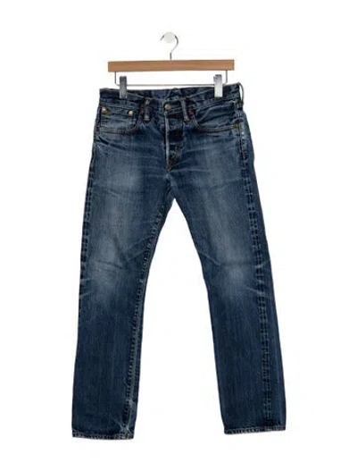 Pre-owned Rrl & Co. Straight-leg Jeans In Blue