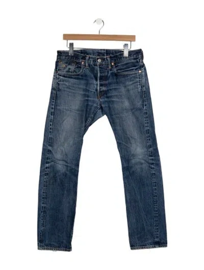 Pre-owned Rrl & Co. Straight-leg Jeans In Blue