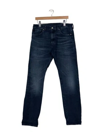 Pre-owned Rrl & Co. Straight-leg Jeans In Blue
