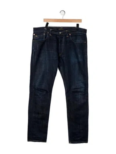 Pre-owned Rrl & Co. Straight-leg Jeans In Blue