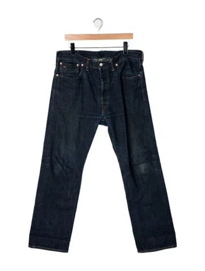Pre-owned Rrl & Co. Straight-leg Jeans In Blue