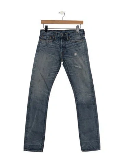 Pre-owned Rrl & Co. Straight-leg Jeans In Blue
