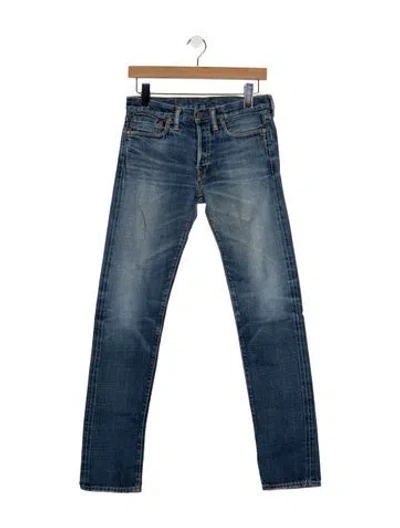 Pre-owned Rrl & Co. Straight-leg Jeans In Blue