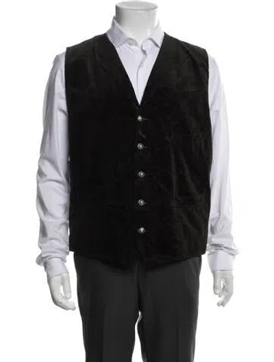 Pre-owned Rrl & Co. Vest In Black