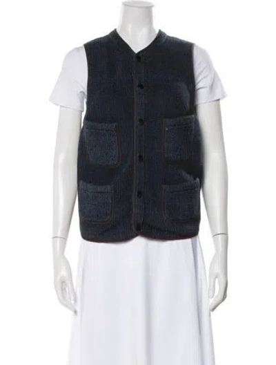 Pre-owned Rrl & Co. Vest In Blue