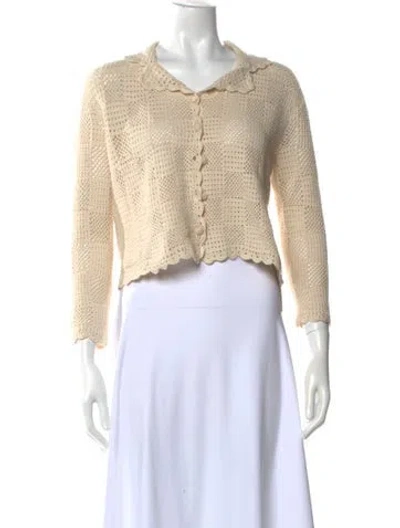 Pre-owned Rrl & Co. V-neck Sweater In Neutral