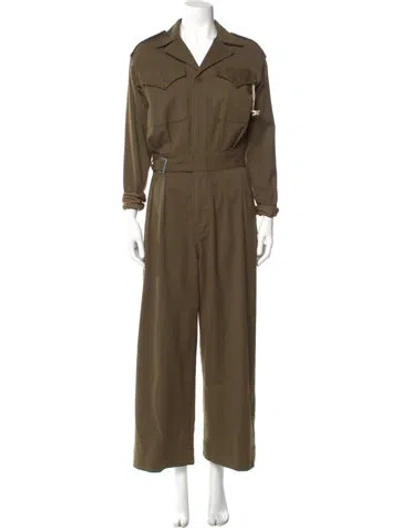 Pre-owned Rrl & Co. Wool Jumpsuit In Green