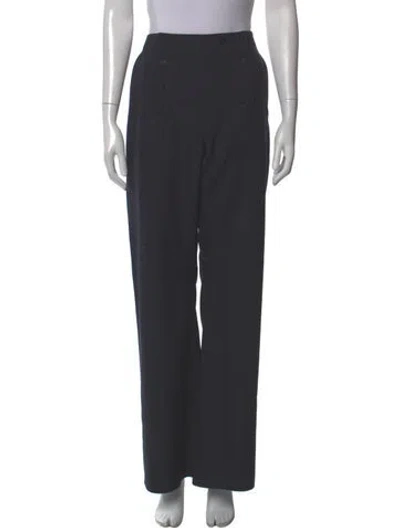 Pre-owned Rrl & Co. Wool Wide Leg Pants In Gray