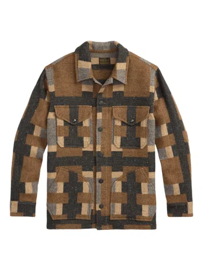 Rrl Ashford Jacket In Brown