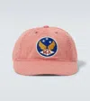 Rrl Ball Patched Cotton Baseball Cap In Red
