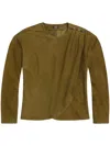 Rrl Bennington Bluse In Brown