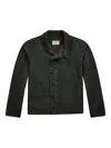 Rrl Corduroy-collar Jacket In Black