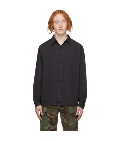 Rrl Black Lapel Shirt