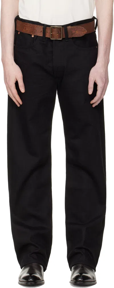 Rrl Black Vintage 5-pocket Selvedge Jeans
