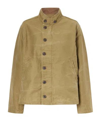Rrl Bower Cotton Jacket In Green