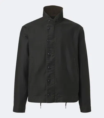 Rrl Bower Denim Jacket In Green