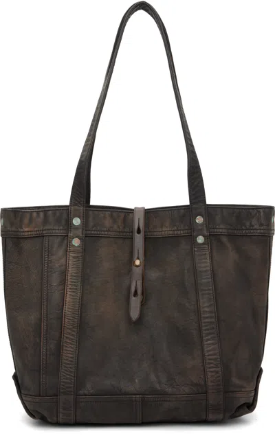 Rrl Brown Leather Tote