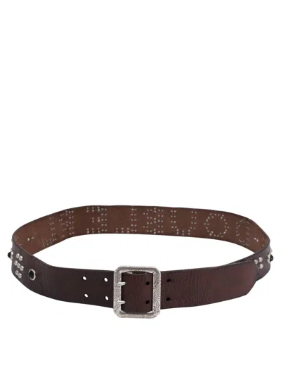 Rrl By Ralph Lauren Leather Belt In Brown