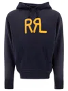 RRL RALPH LAUREN RRL "RRL" PRINTED HOODIE