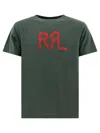 Rrl By Ralph Lauren "" T Shirt In Green